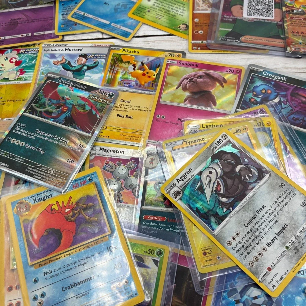 Pokemon Card Lot Vintage Base Set, Fossil, Modern Holos, Reverse Holos modern